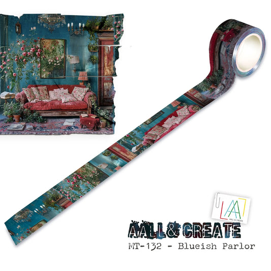 AALL & CREATE - Washi Tape - Blueish Parlor #132