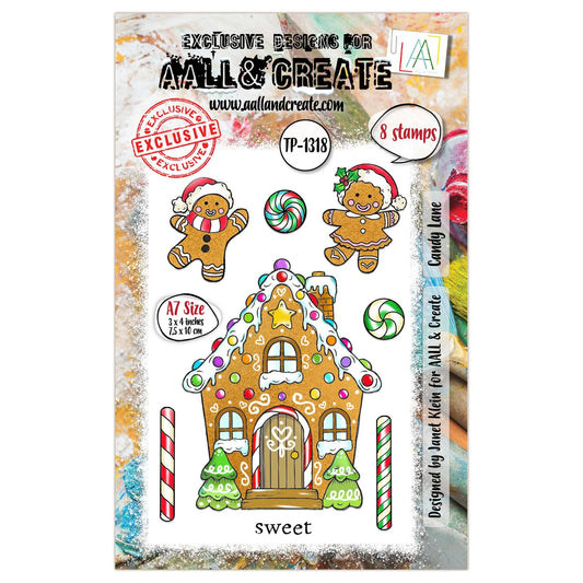 AALL &amp; CREATE - A7 Stamps -Candy Lame #1318