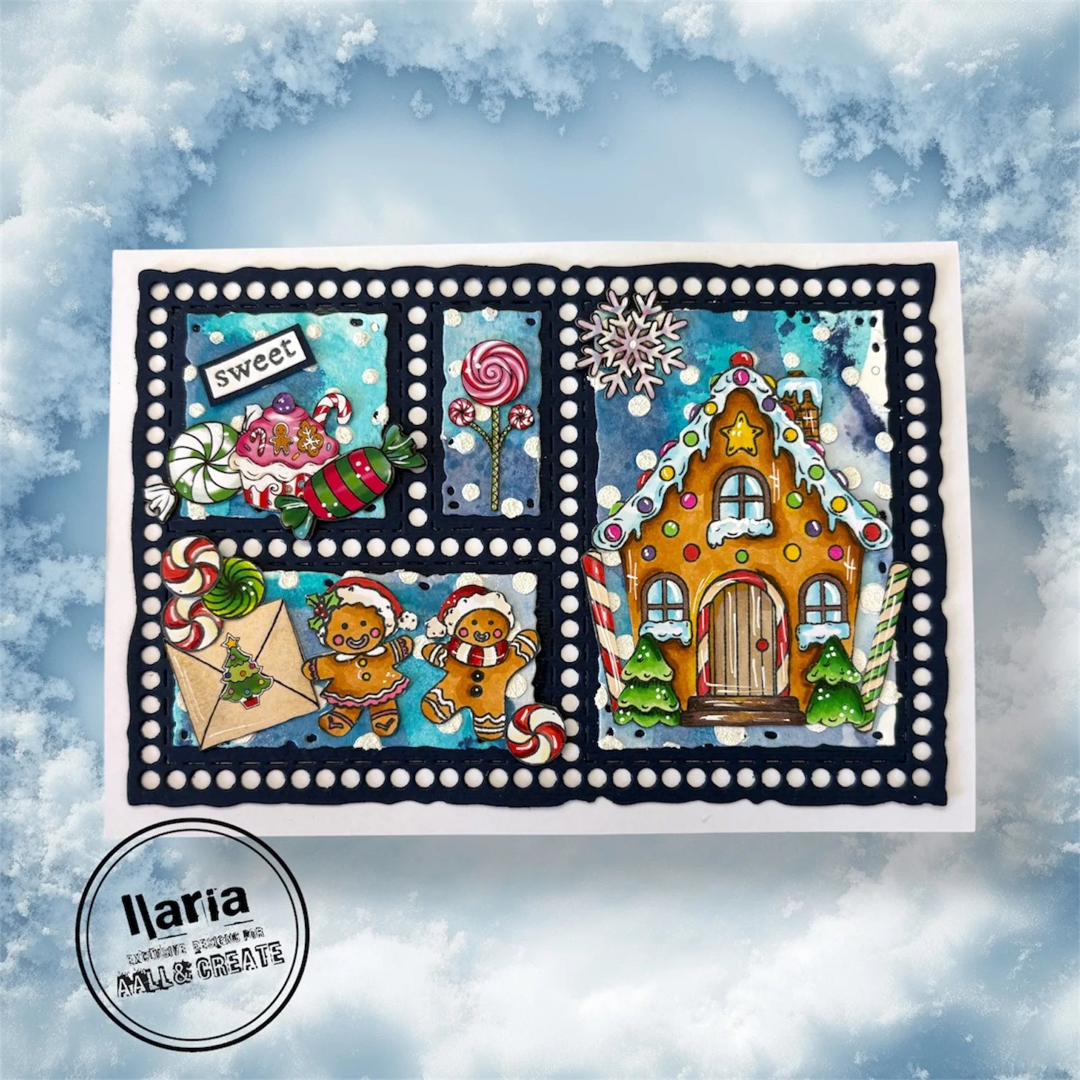 AALL &amp; CREATE - A7 Stamps -Candy Lame #1318