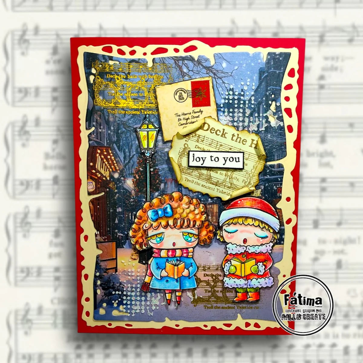 AALL & CREATE - A7 Stamps - Carols And Cancellations