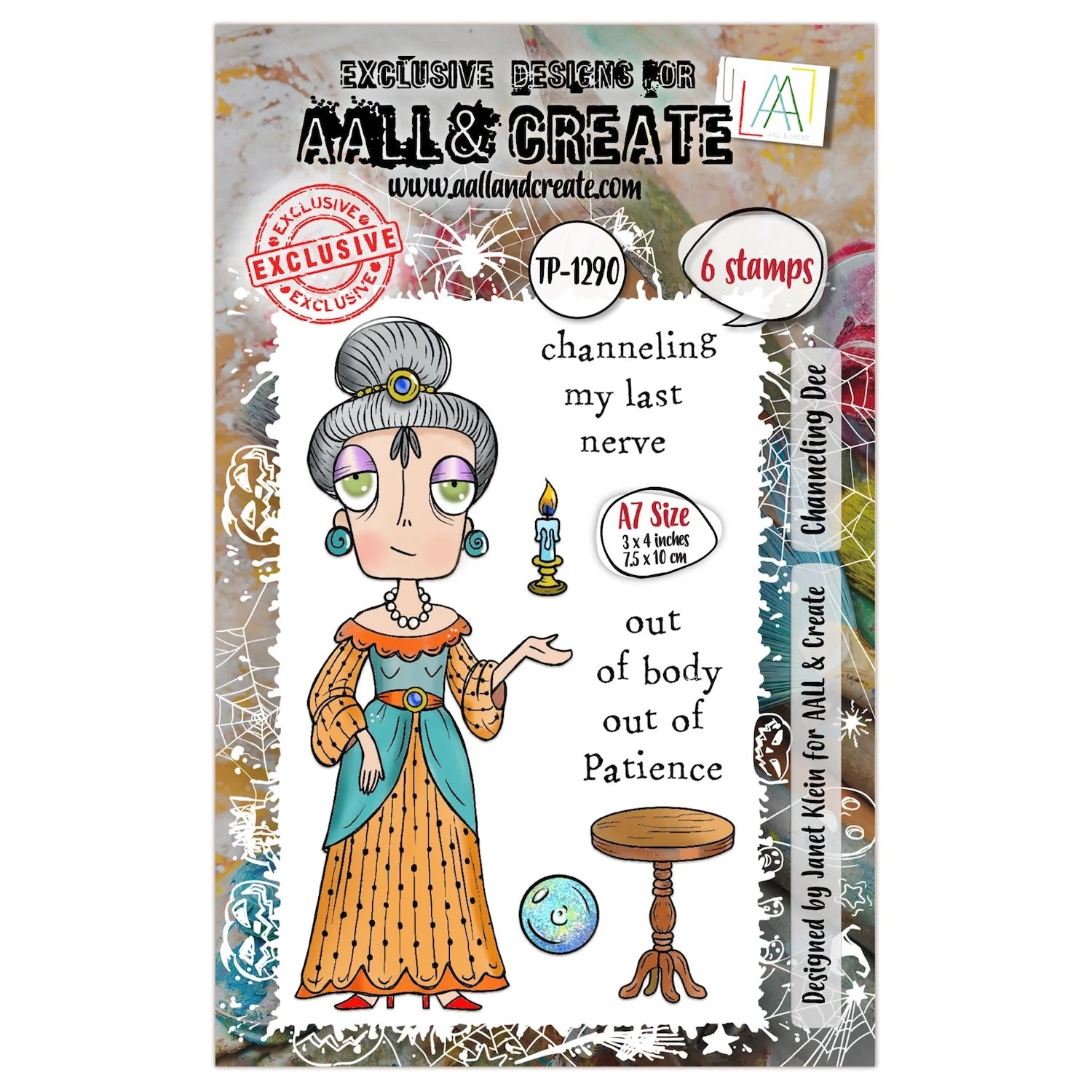 AALL & CREATE - A7 Stamps -Channeling Dee #1290