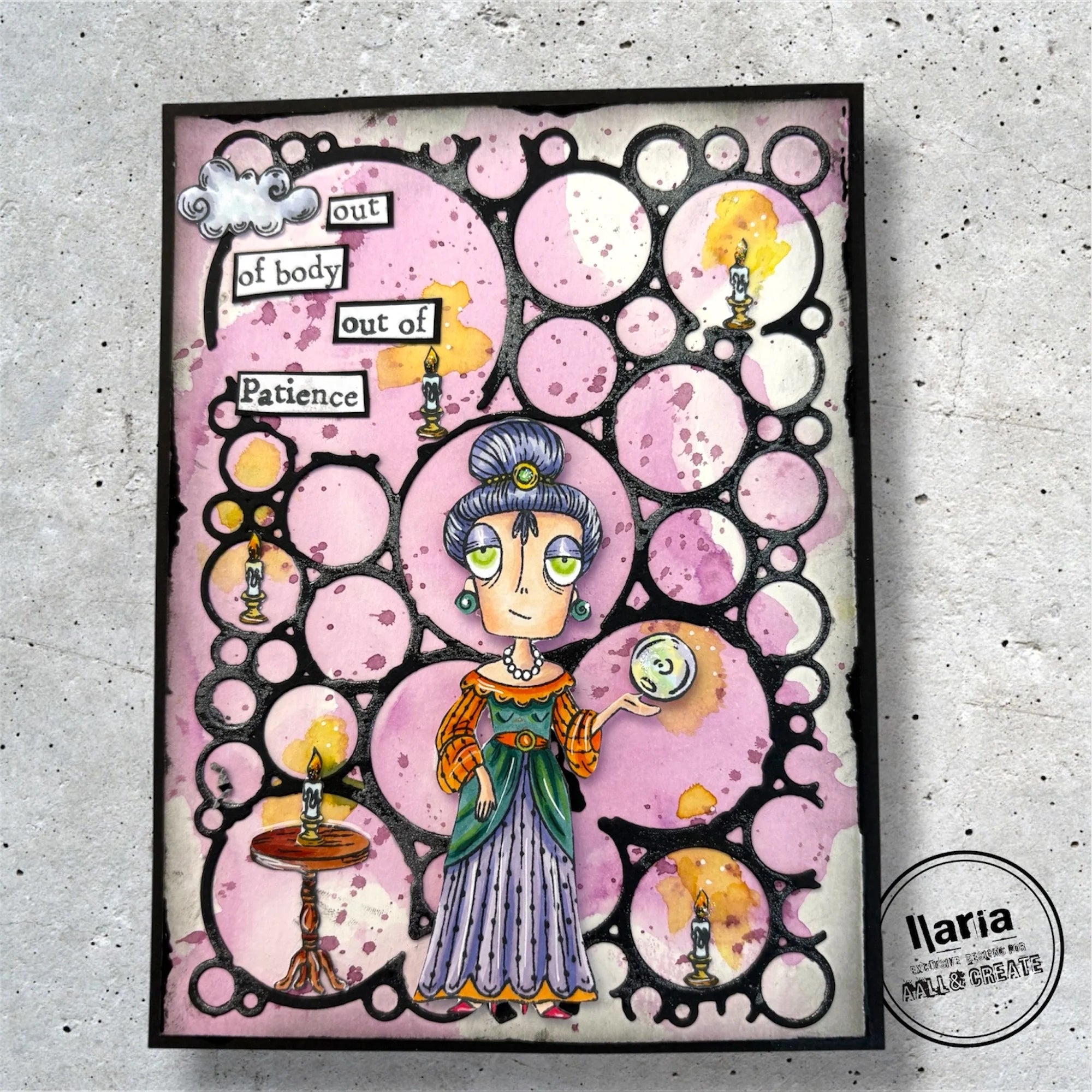 AALL & CREATE - A7 Stamps -Channeling Dee #1290