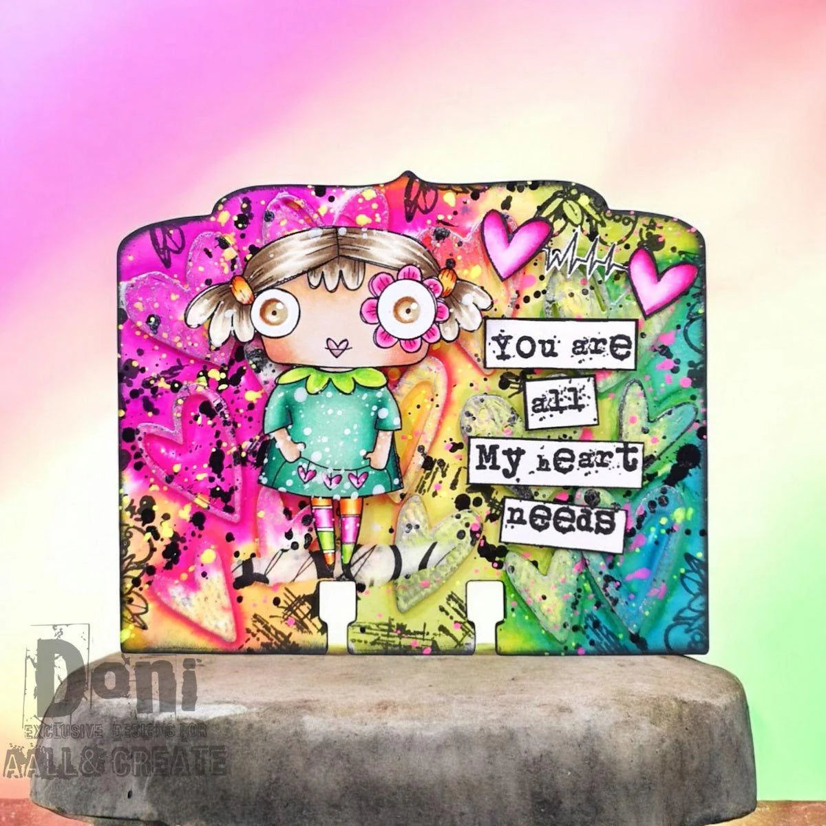 AALL & CREATE - Cutting Dies  - Dotted Love # Dl-82