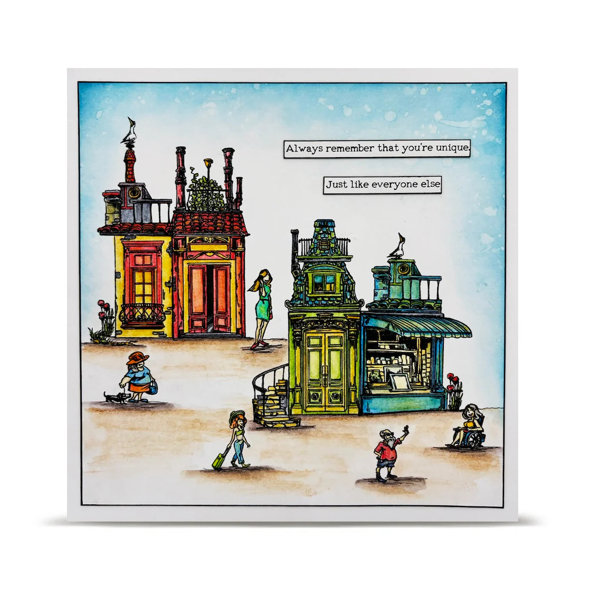 AALL & CREATE - A5 Stamps - Hello Neighbour!  #1305