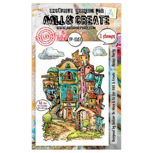 AALL & CREATE - A6 Stamps - House Party #1307