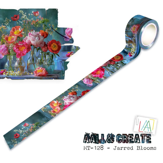 AALL & CREATE - Washi Tape - Jarred Blooms #128