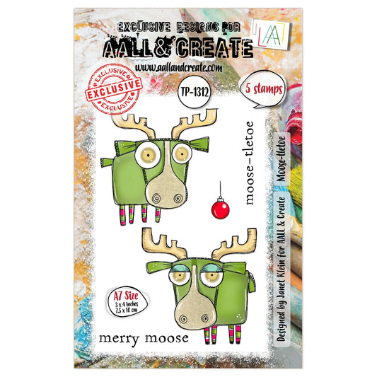 AALL & CREATE - A7 Stamps - Moose-tletoe #1312
