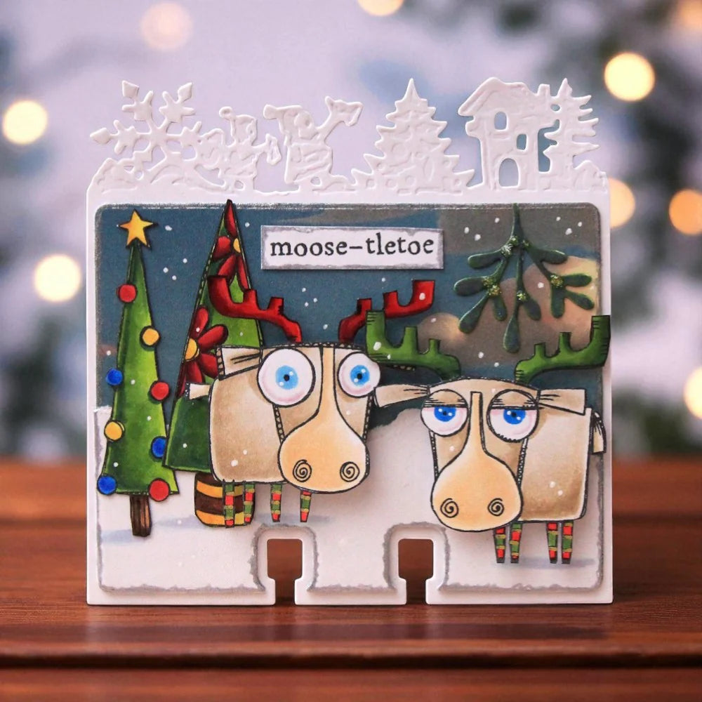 AALL & CREATE - A7 Stamps - Moose-tletoe #1312