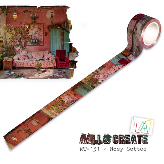 AALL & CREATE - Washi Tape - Rosy Seatee #131