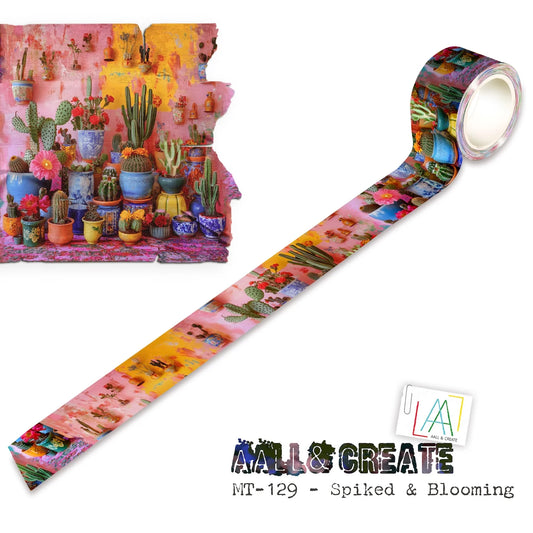 AALL & CREATE - Washi Tape - Spiked & Blooming #129