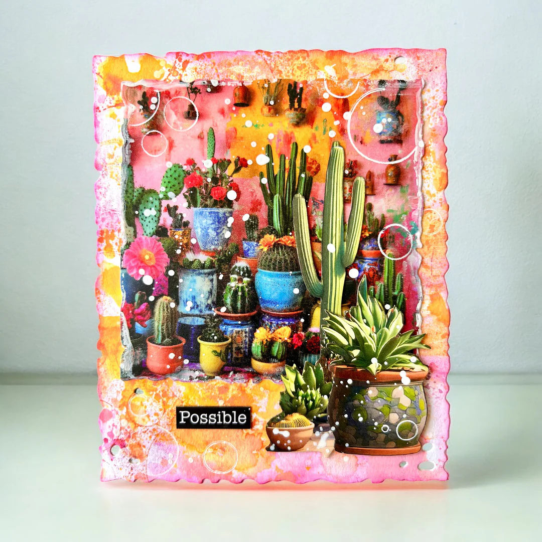 AALL & CREATE - Washi Tape - Spiked & Blooming #129