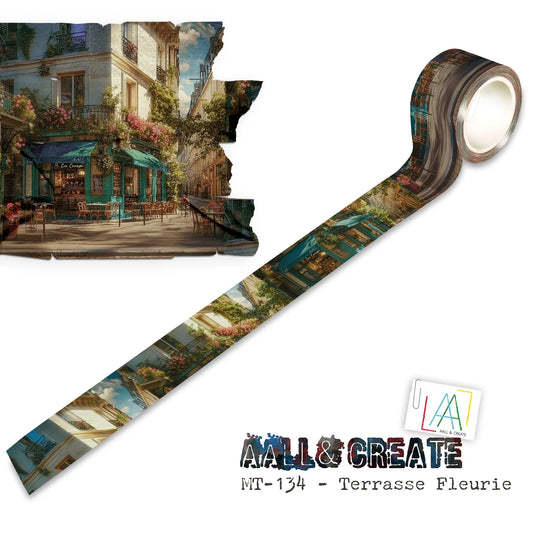 AALL & CREATE - Washi Tape - Terrasse Fleurie #134