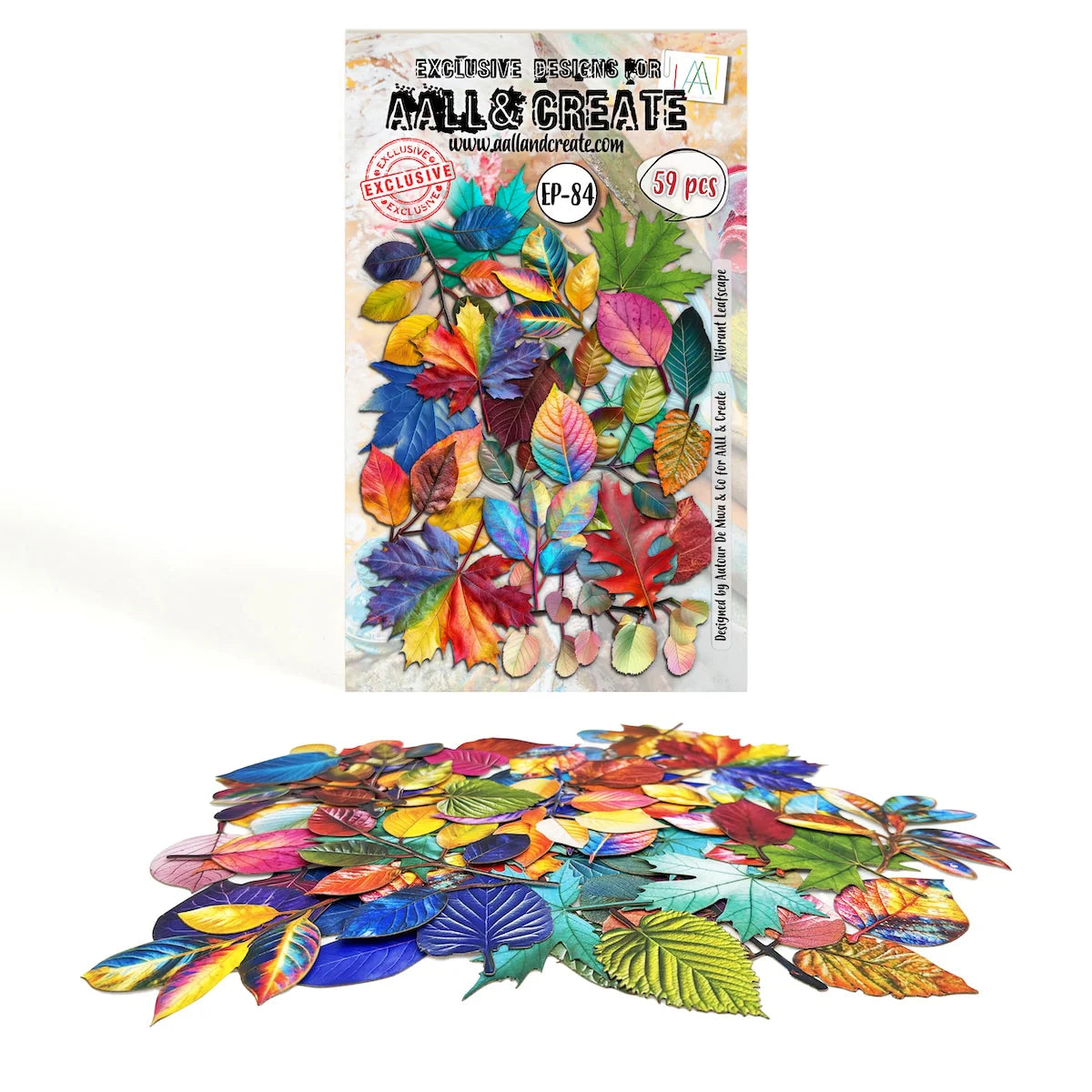 AALL & CREATE - Ephemera Die Cuts  - Vibrant Leafscape  #EP- 84