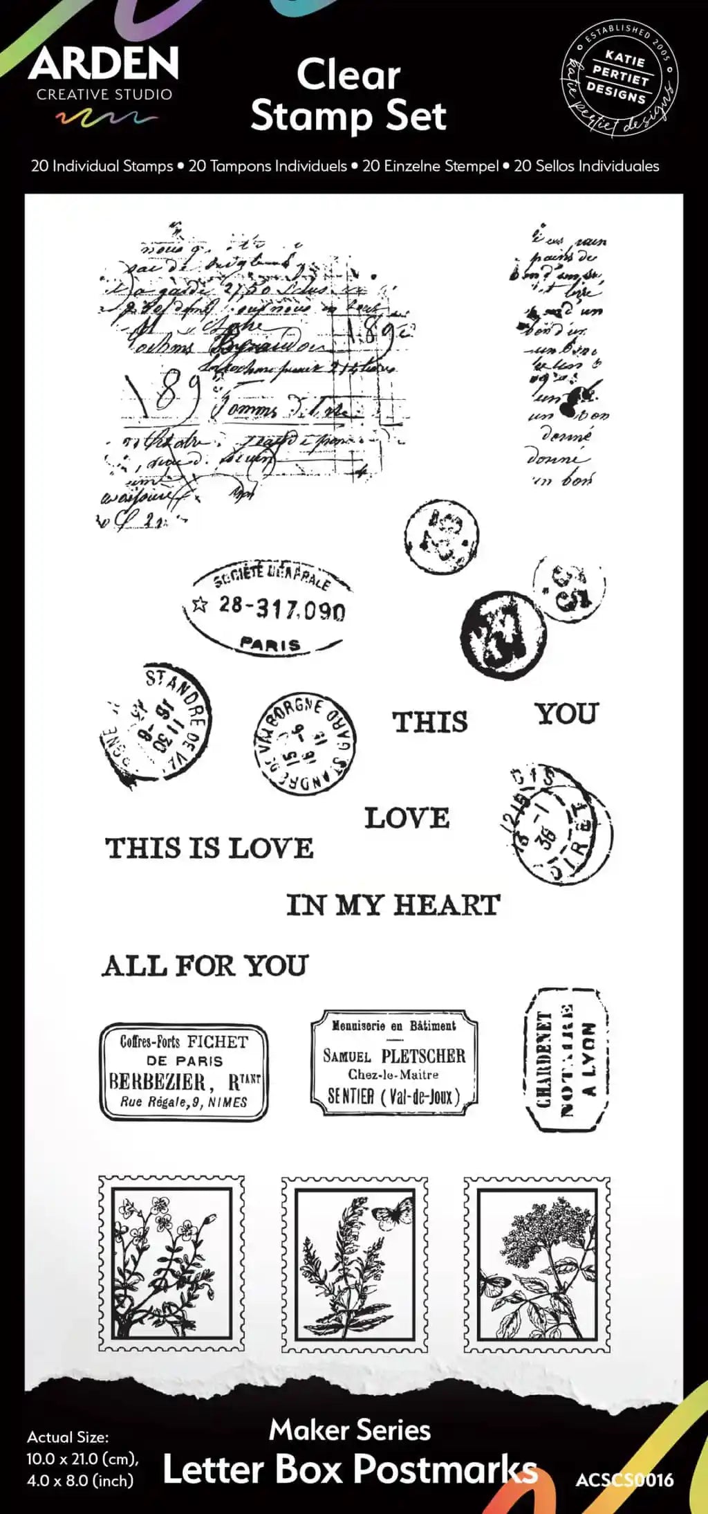 Arden Creative Studio - Makers Series Letter Box Postmarks