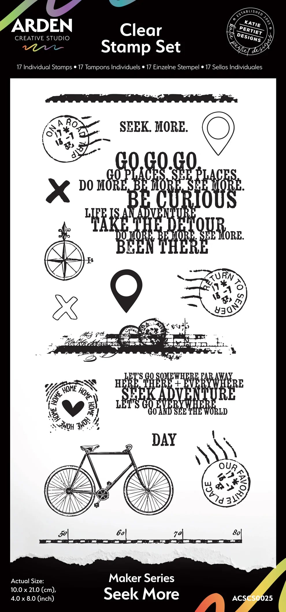 Arden Creative Studio - Clear Stamp Set Makers Series - Seek More