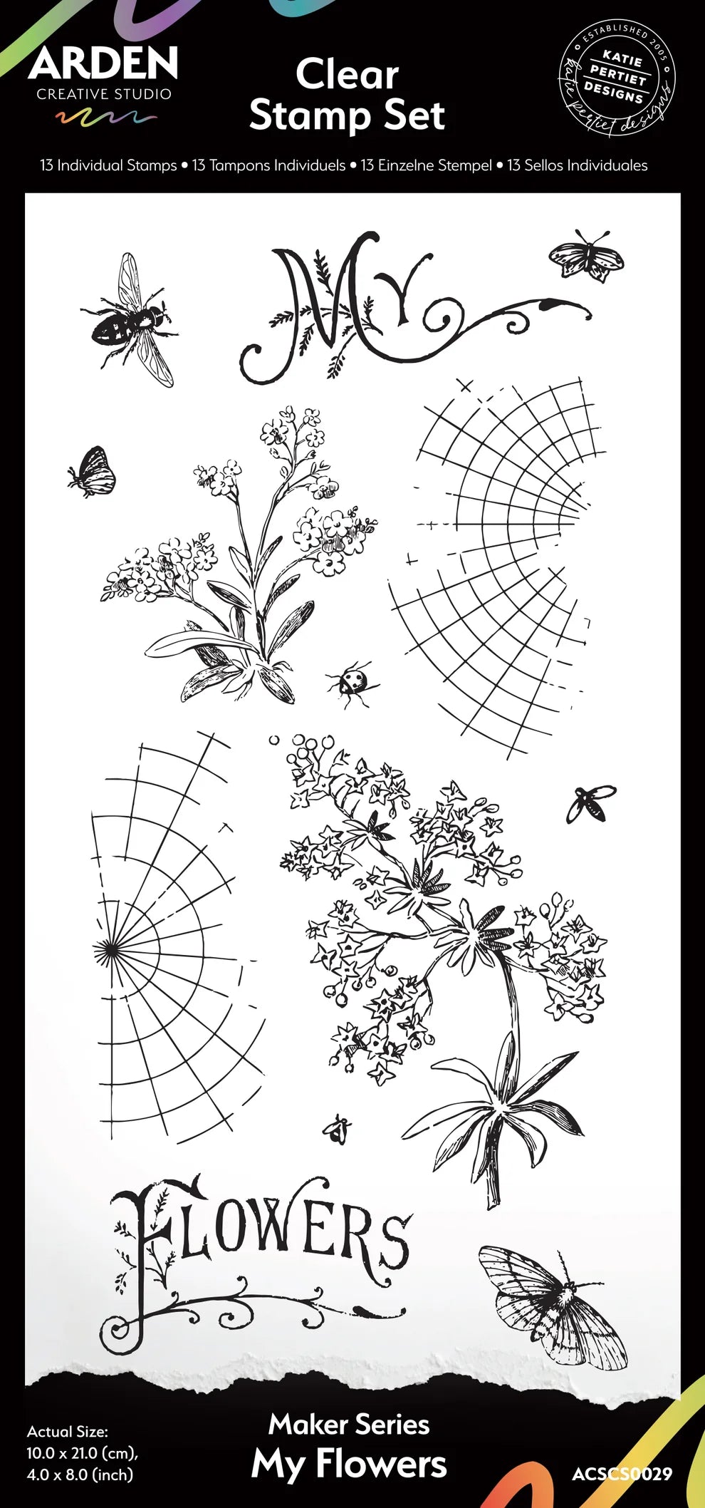 Arden Creative Studio - Clear Stamp Set Makers Series - My Flowers