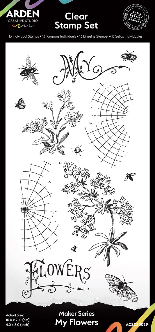 Arden Creative Studio - Clear Stamp Set Makers Series - My Flowers