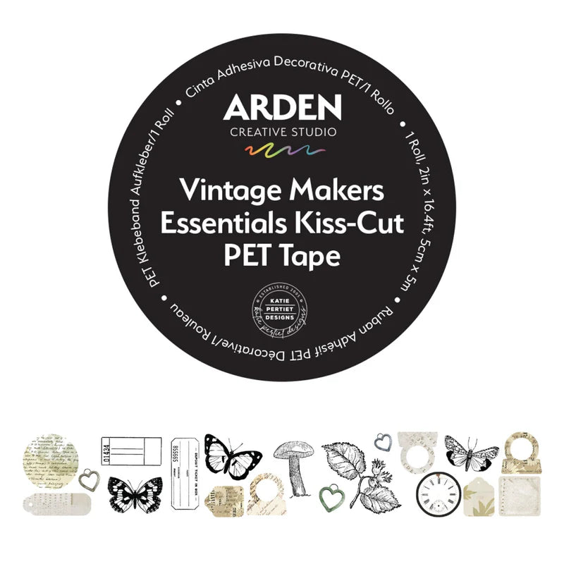 Arden Creative Studio - Vintage Makers Essentails Kiss-Cut  PET tape