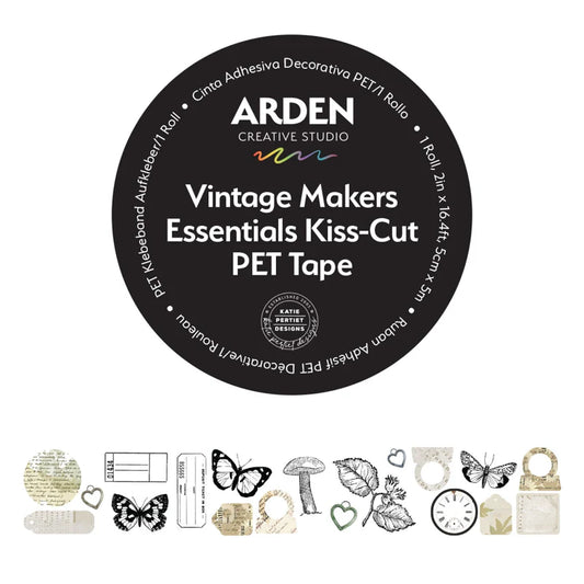 Arden Creative Studio - Vintage Makers Essentails Kiss-Cut  PET tape