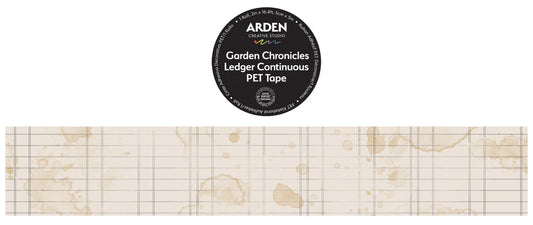 Arden Creative Studio - Garden Chronicles Ledger Continuous PET Tape
