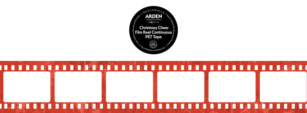 Arden Creative Studio - Christmas Cheer Film Reel Continuous PET Tape