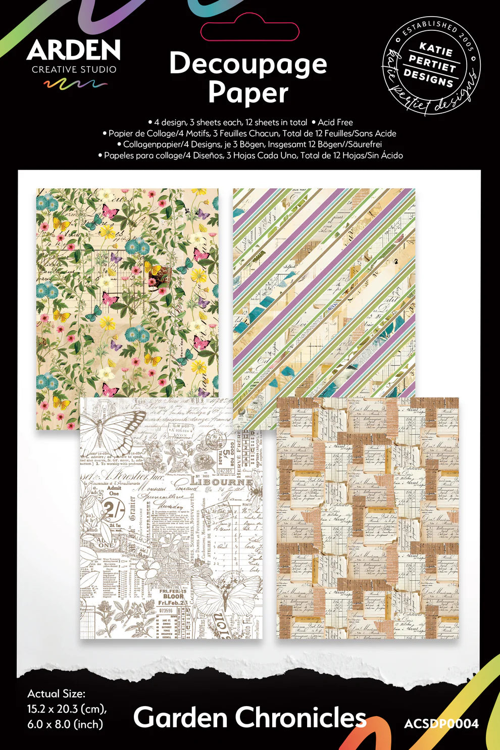 Arden Creative Studio -  Garden Chronicles  - Decoupage Paper