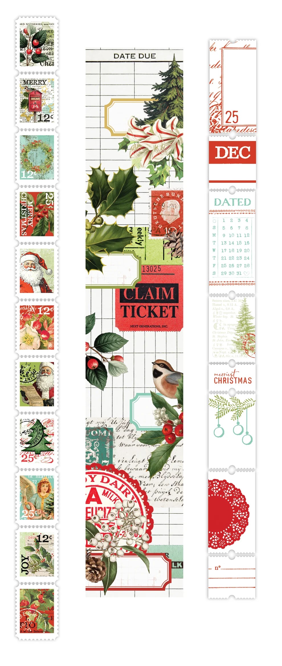 Arden Creative - Ephemera Rolls - Christmas Cheer