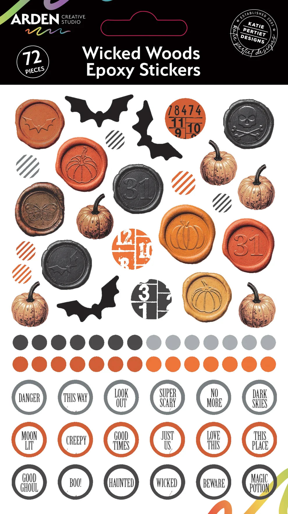 Arden Creative - Epoxy Stickers - Wicked Woods