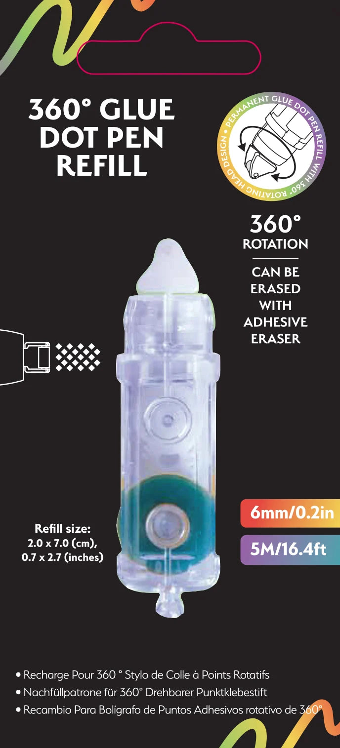 Arden Creative Studios- 360 Glue Dot Pen Refill
