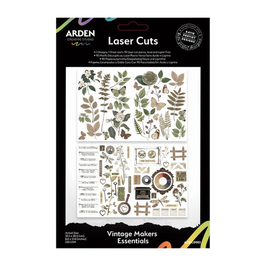 Arden Creative Studio -  Vintage Makers Essentials - Laser Cuts