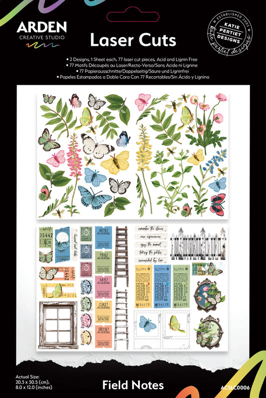 Arden Creative Studio -  Field Notes  - Laser Cuts