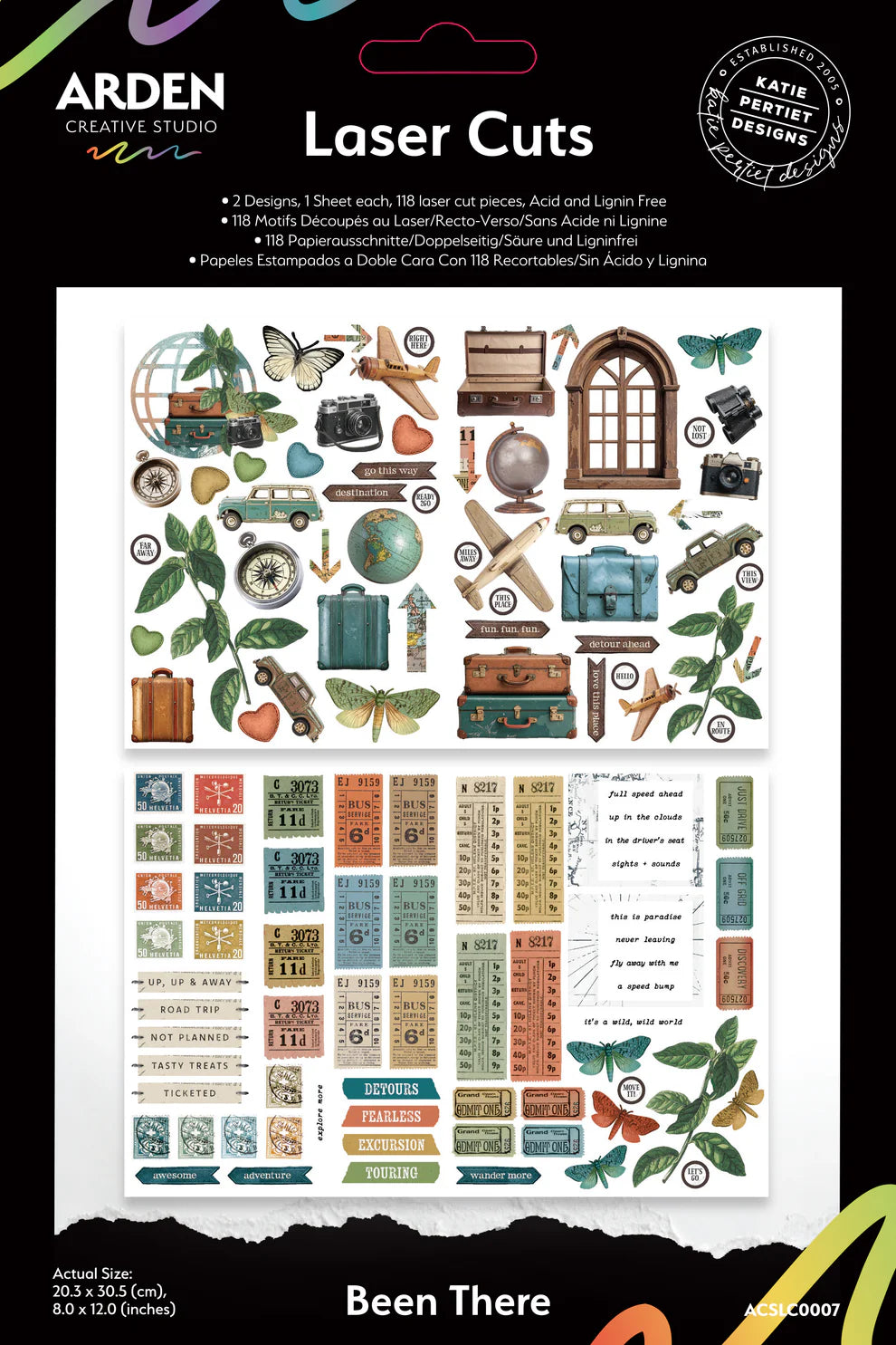Arden Creative Studio -  Been There  - Laser Cuts