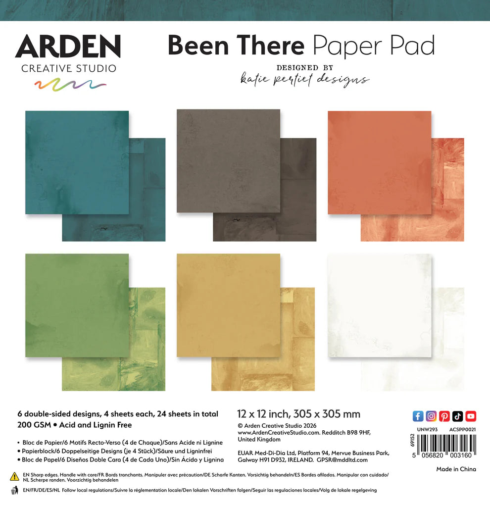 Arden Creative - Been There Solids Paper Pad 12x12