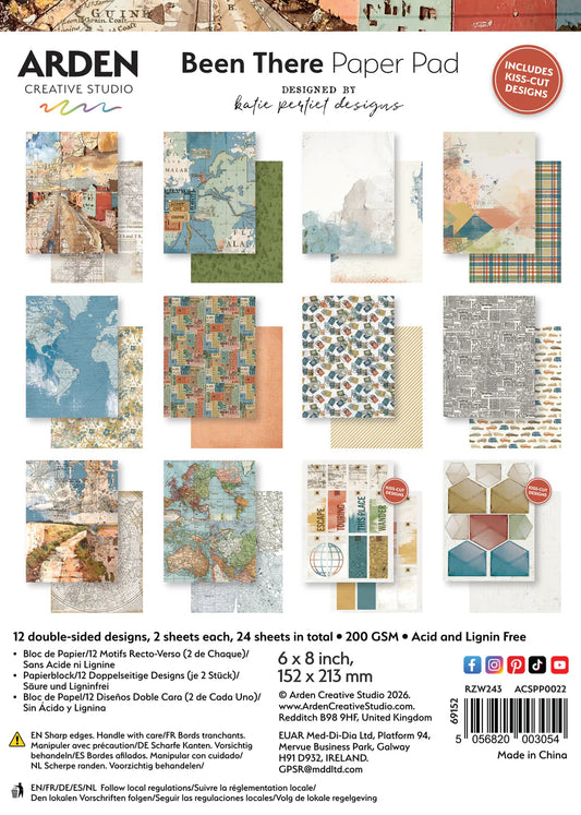 Arden Creative - Been There 6" x 8'' Paper Pad
