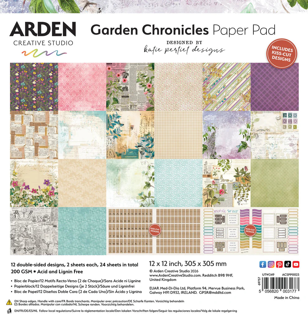 Arden Creative - Garden Chronicles Paper Pad 12x12
