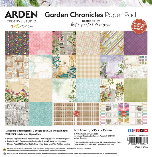 Arden Creative - Garden Chronicles Paper Pad 12x12