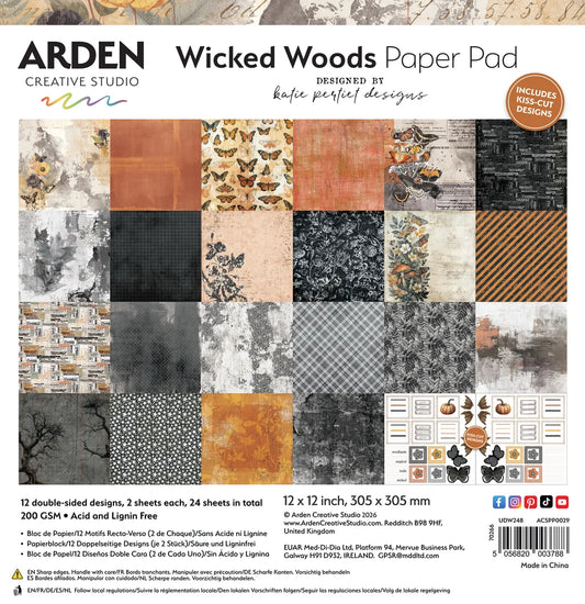Arden Creative - Wicked Woods Paper Pad 12x12