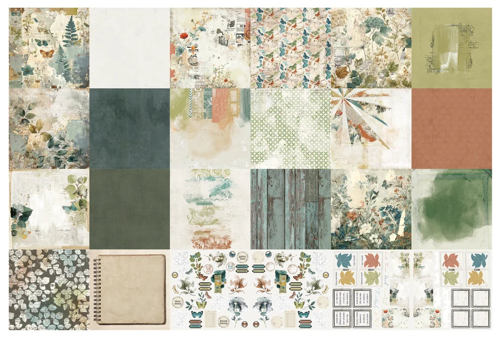 Arden Creative - Amber Ledgers Paper Pad 12x12