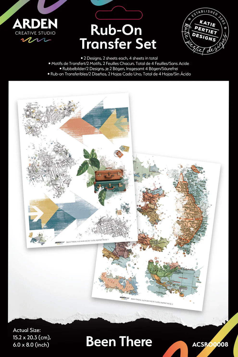 Arden Creative - Been There Rub On Transfer Set