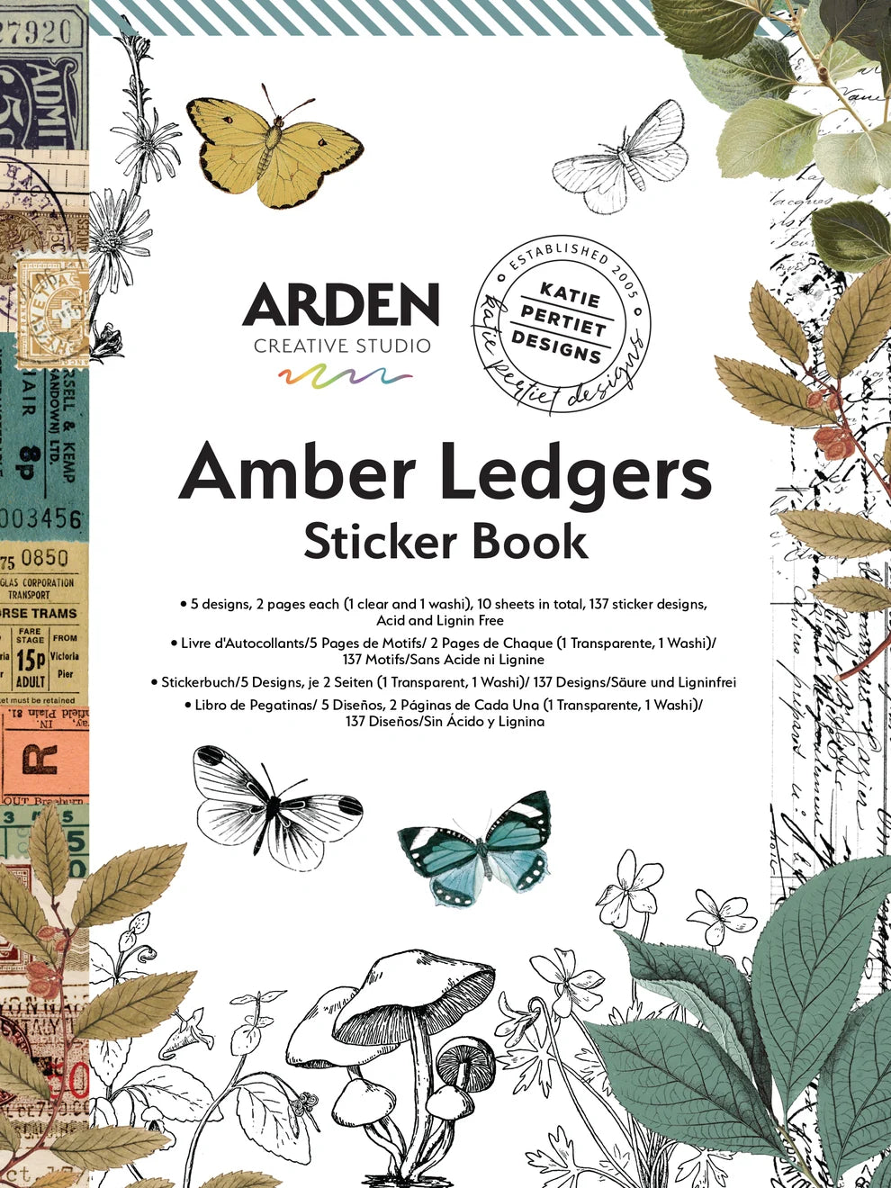 Arden Creative - Amber Ledgers Sticker Book
