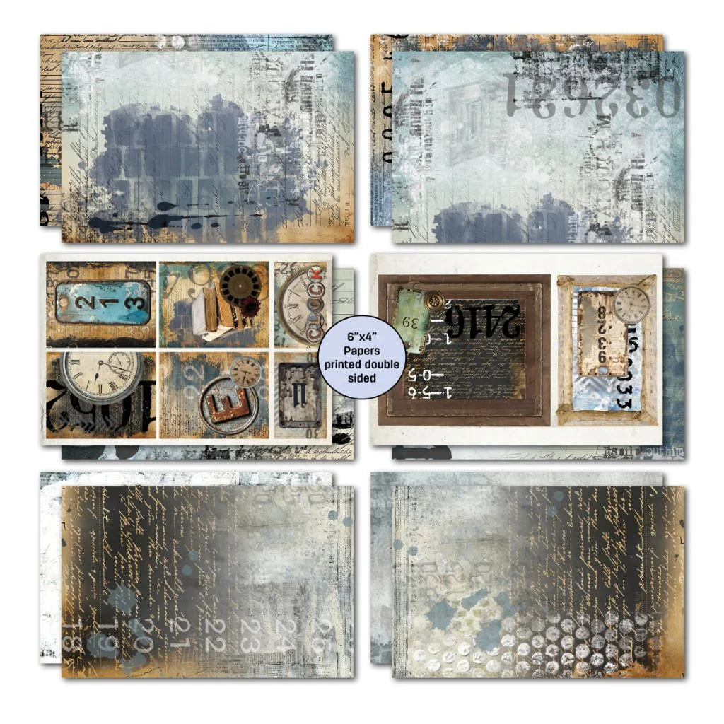 3 Quarter Designs - Eclectic Clockwork 6x4 Card Pack