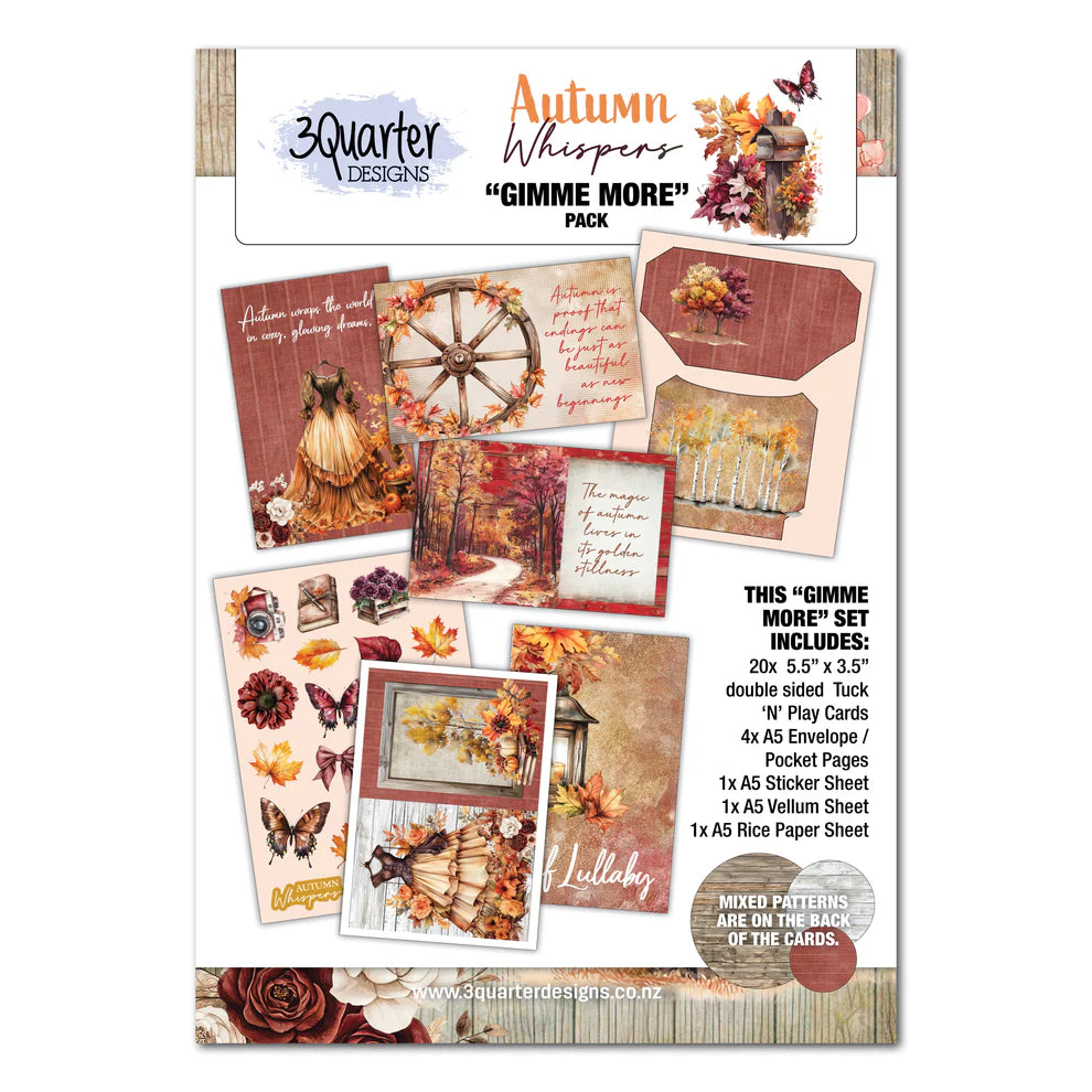 3 Quarter Designs - Autumn Whispers Gimme More Pack