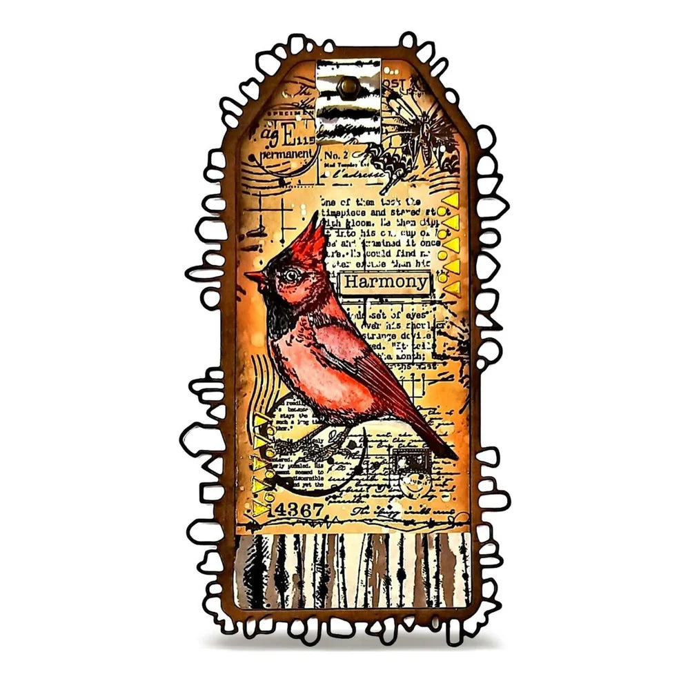 AALL & CREATE - 6X6  Stencil  - Prendre son Envol   #PC-274