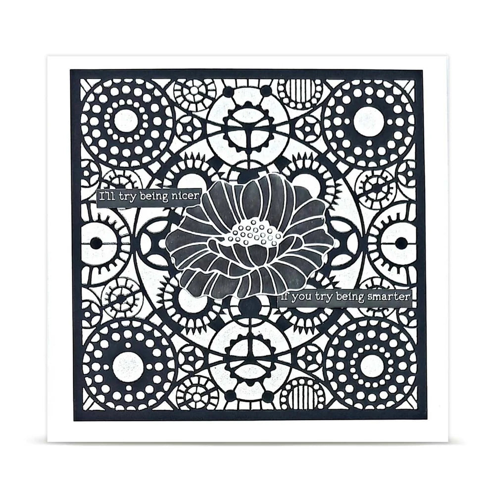 AALL & CREATE - 6X6  Stencil  - Rosace Cathedrale #PC-275