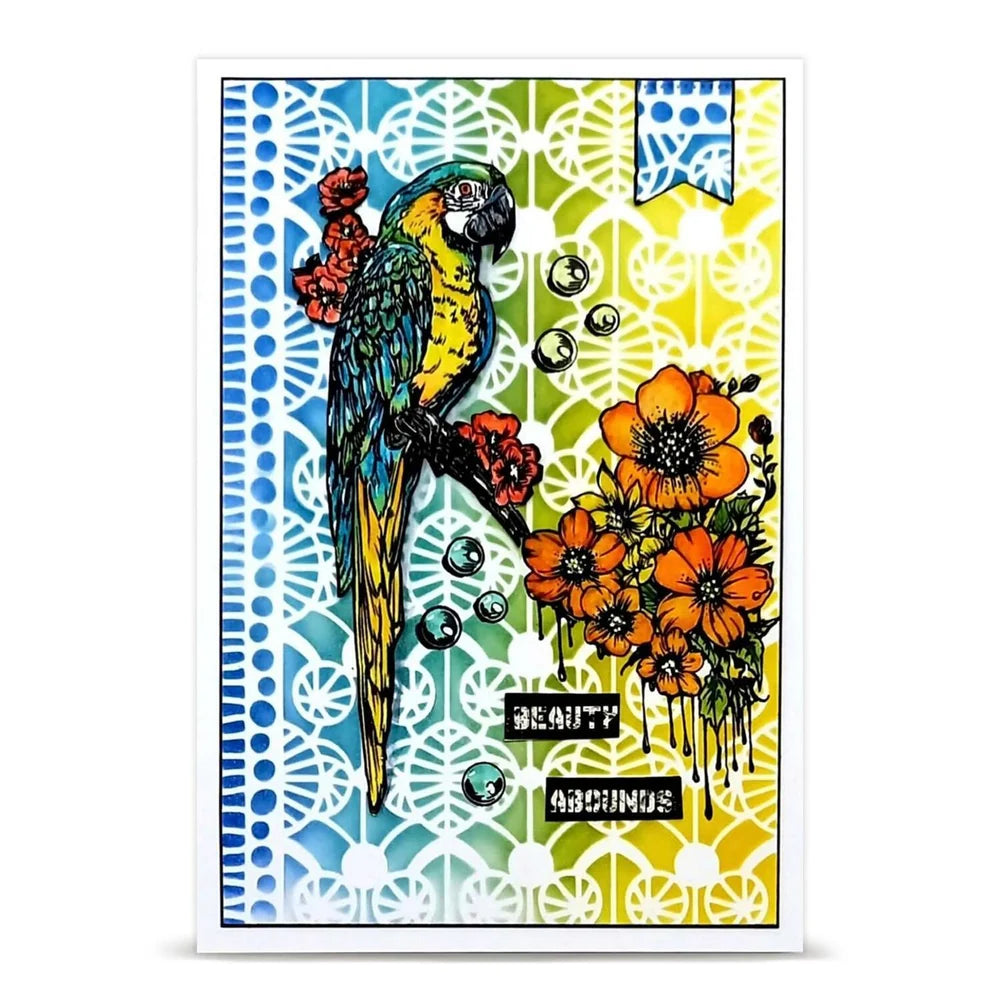 AALL &amp; CREATE - 6X6 &nbsp;Stencil &nbsp;- Dantelle De Filss #PC-278