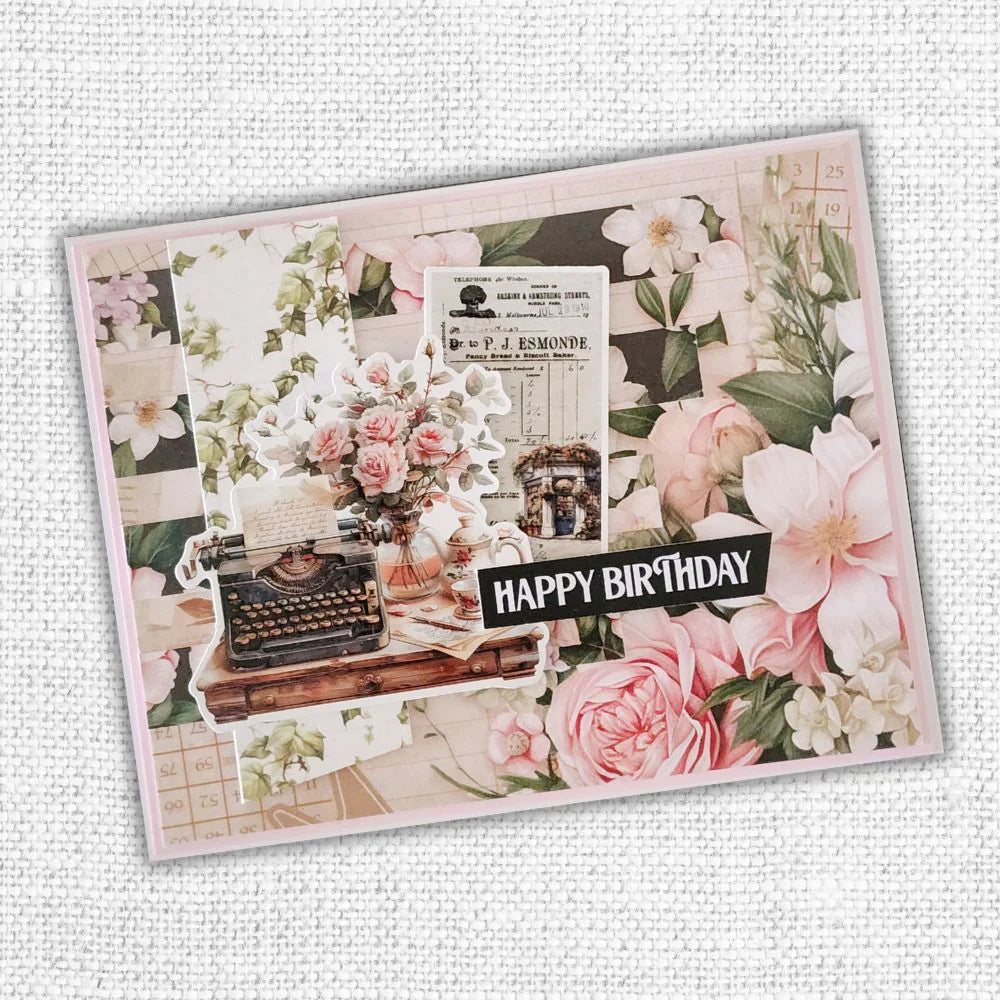 Paper Rose - Papercuts Card Making Kits - April 2025 Afternoon In The Park