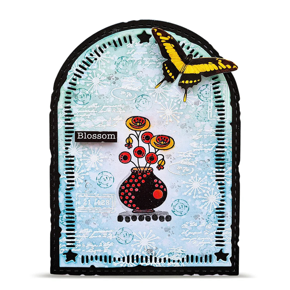 AALL & CREATE - A6 Stamps -Funny Coquelicots #1477
