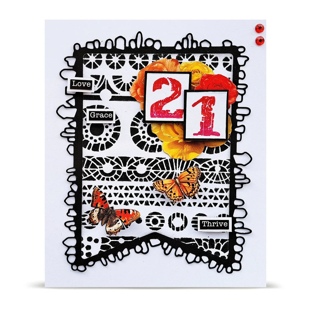 AALL & CREATE - A6 Stamps - Dizzy Digits TP - 1333