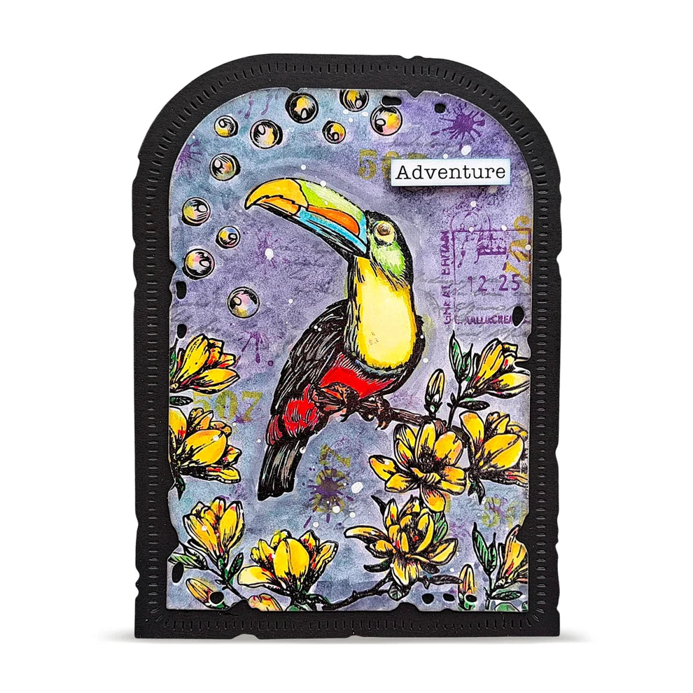 AALL & CREATE - A6 Stamps - Bubbly Toucan TP #1347