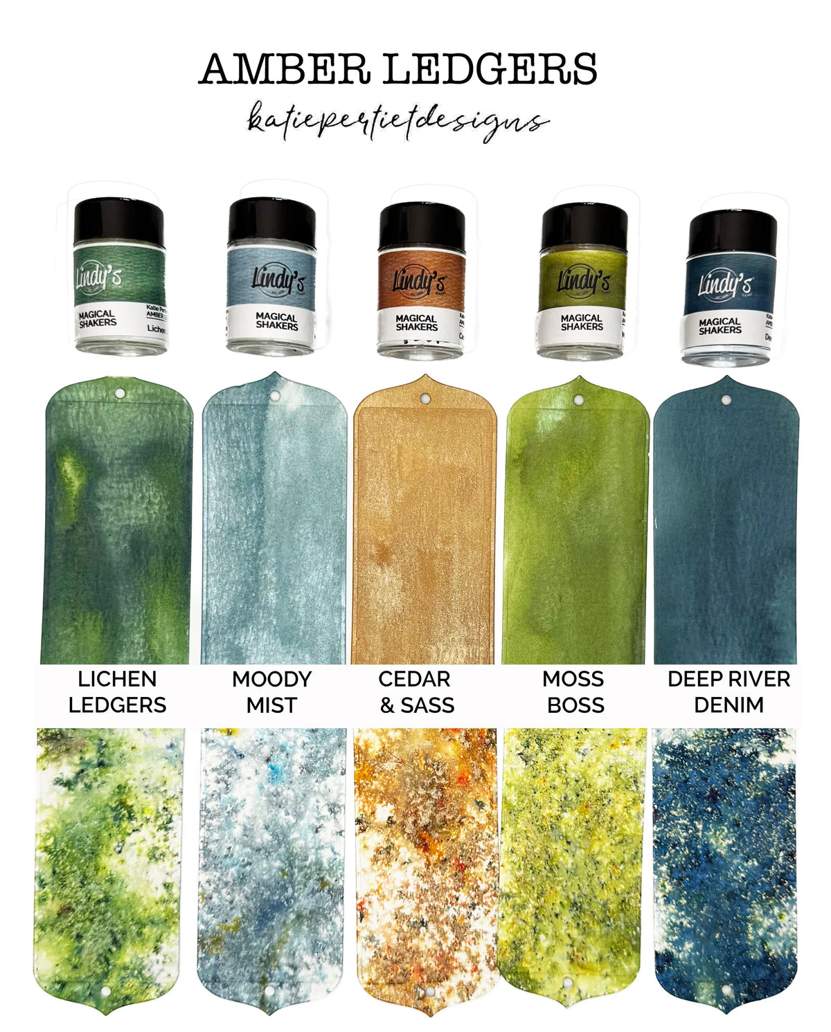 Lindy's Gang - Amber Ledgers Magical Shaker Set